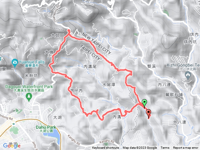 老鷲山_水尾潭山_大邱田山東峰_牛稠尾山_聖明山_柚子山