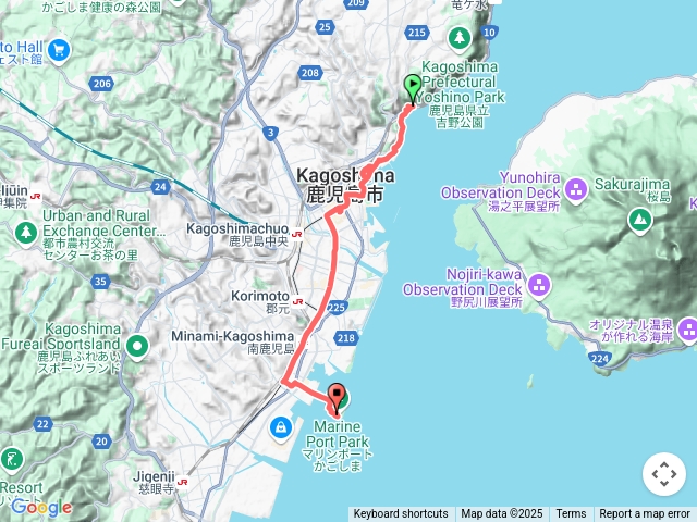 2025.05.20由仙嚴園回到鹿耳島碼頭軌跡