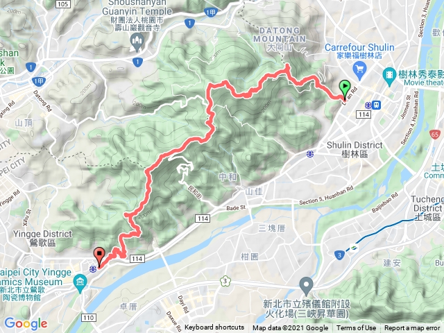 大棟山縱走（樹林- -鶯歌）