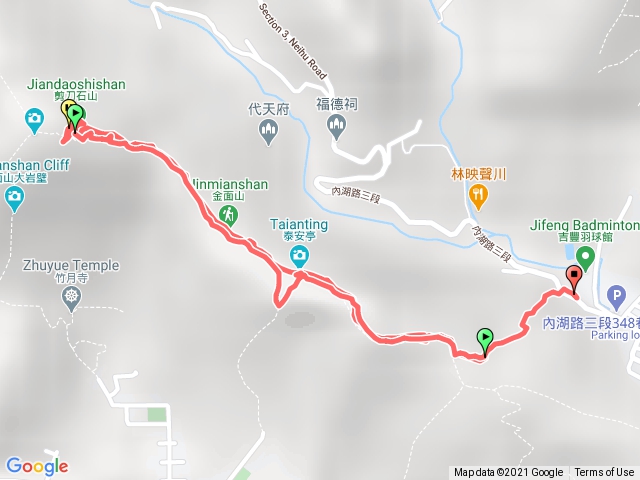 內湖路3段-金面山剪刀石