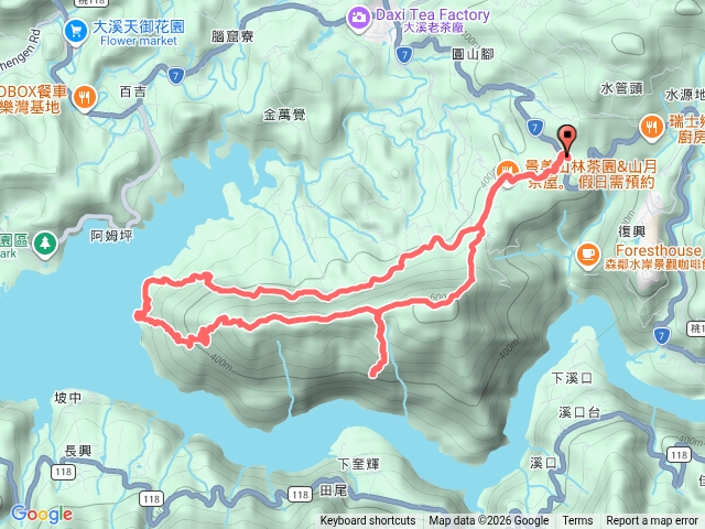 桃園復興區枕頭山三連峰-主峰、西南峰、西峰、薑母島預覽圖