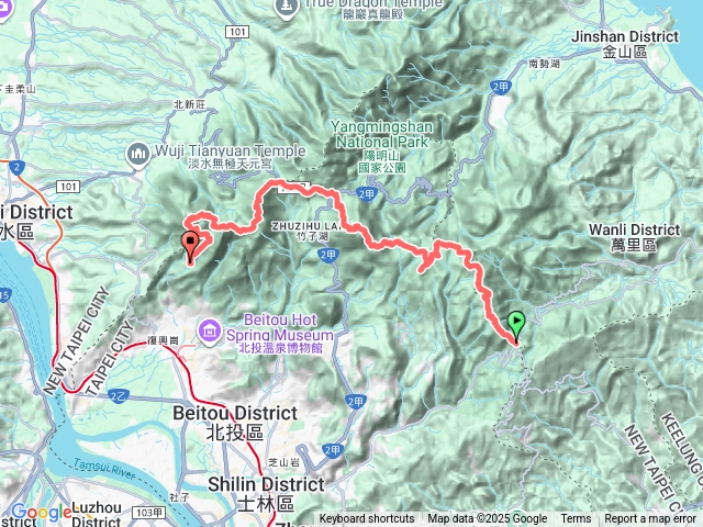 陽明山東西縱走十連峰