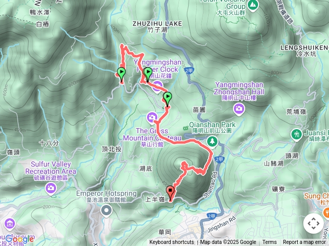 大屯瀑布紗帽山連走