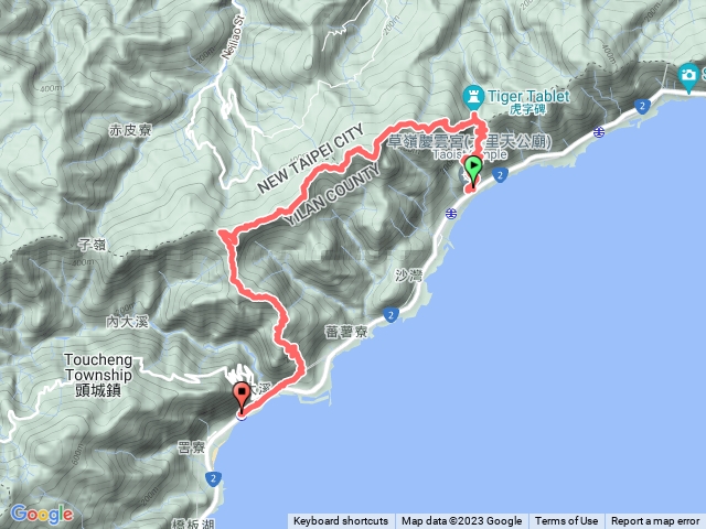 桃源谷步道大里到大溪