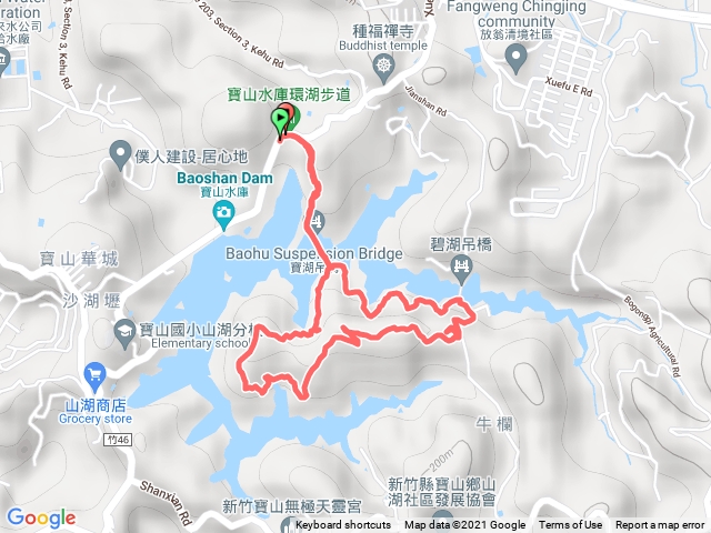 寶山水庫五連峰