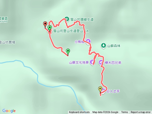 雪山坑環線步道預覽圖