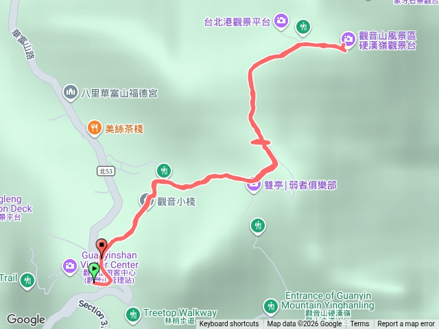 楓櫃斗湖登山協會步道預覽圖