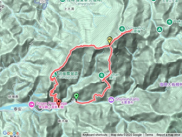 虎山2054峰加里山騰龍山橫龍山預覽圖