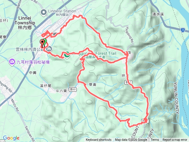 115.05.10.林內龍過脈森林步道林茂段古道+坪頂古道+林內車站大環走預覽圖