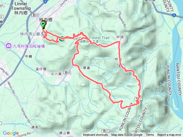 龍過脈步道走坪頂古道Ｐ型預覽圖