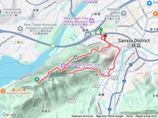 三峽鳶山彩壁福德坑山步道