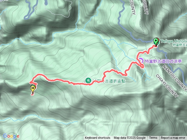 特富野古道-南端來回