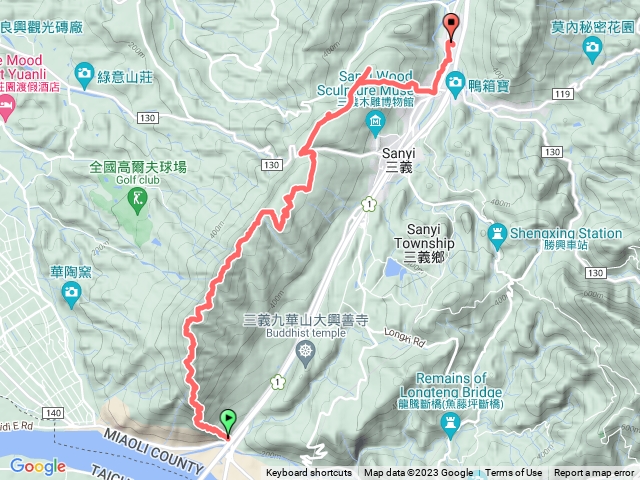 火慈縱走(火炎山+火炎山北峰+慈濟山+三義山)