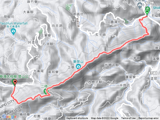 筆架山連峰—-石碇草㓓
