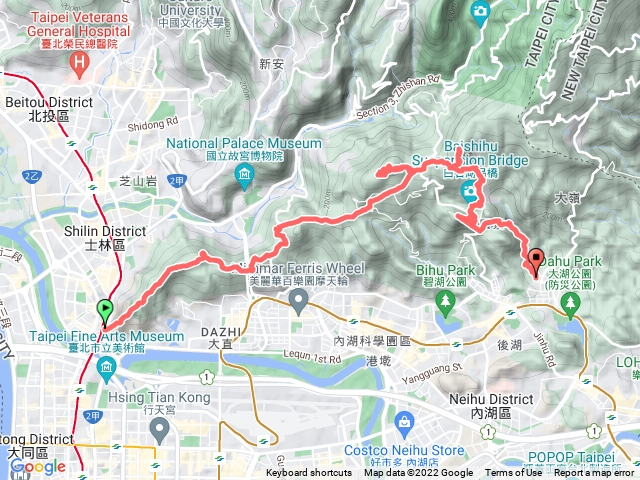 大縱走5+劍潭2大崙頭尾山2碧山巖2大湖山莊