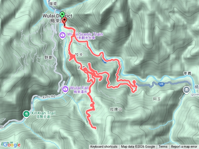 大刀山內洞林道預覽圖