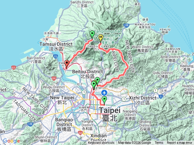 1150124劍潭縱走關渡