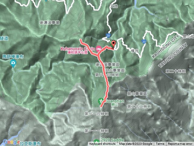 庫哈諾辛山、關山一日行預覽圖