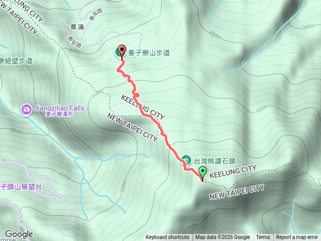 姜子寮登山步道（下山）