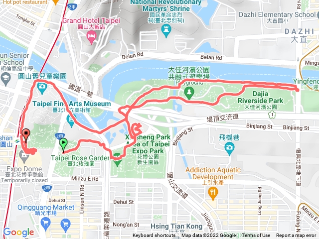 2022年元旦健走