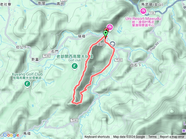 赤柯山-赤柯山南峰-東獅頭山O繞預覽圖