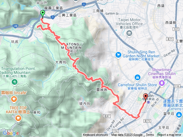 福慧寺 迴龍尖山 三角埔頂山 青龍嶺 尖棟山 樹林山 樹林火車站預覽圖