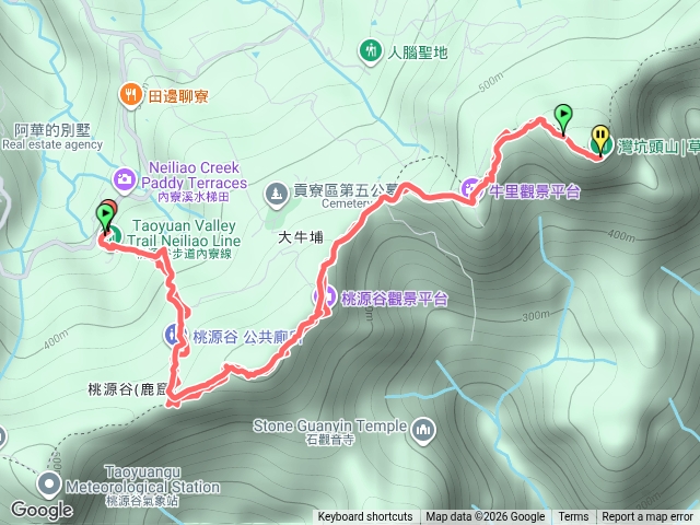 內寮上桃源谷再到灣坑頭山預覽圖