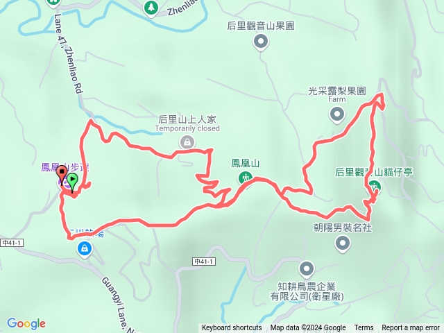 后里鳳凰山_觀音山步道O繞預覽圖