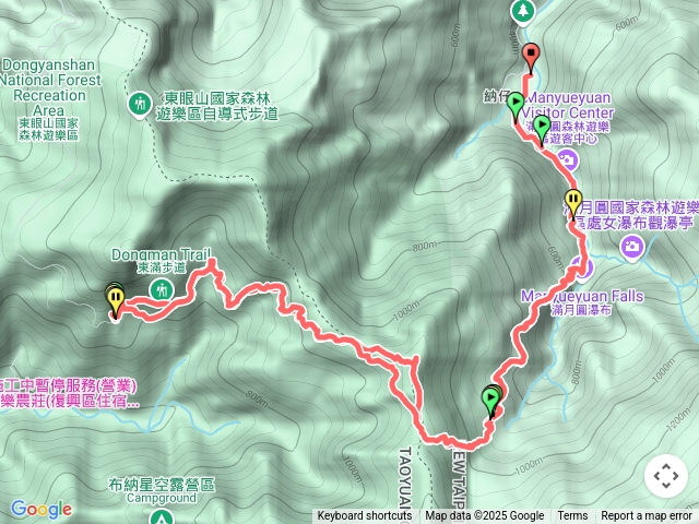 2025.05.17東滿步道來回拉卡山