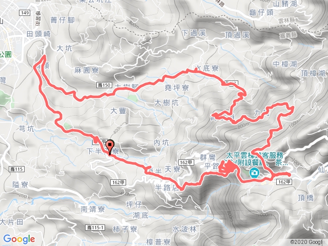 半天古道上梅山36彎出梅圳國小O走