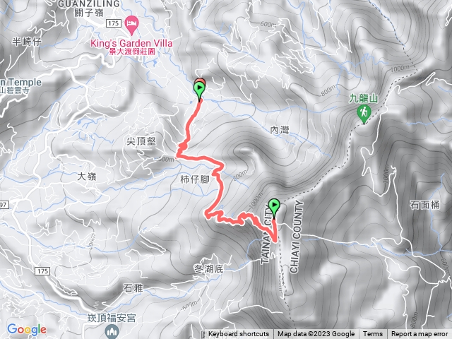 關仔嶺大凍山紫雲殿起登