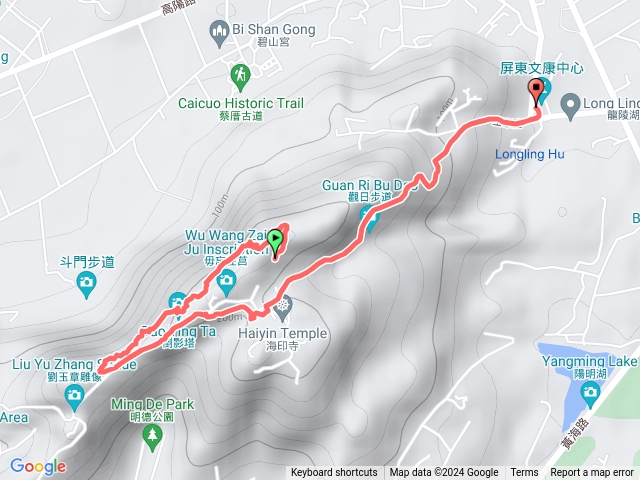 大縱走（逆時針）