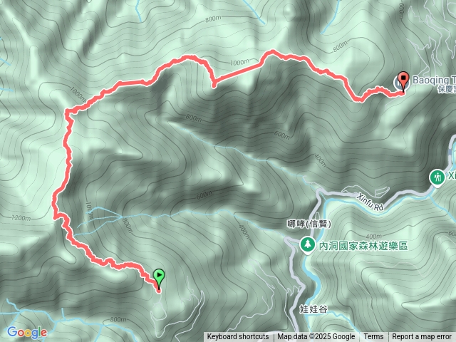 烏來信福路120巷上拔刀爾山下保慶宮
