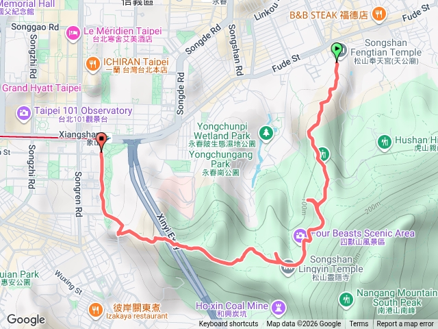 四獸山搭捷運預覽圖