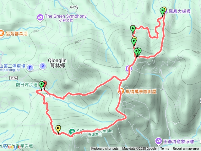 觀日坪步道、中坑山、飛鳳山大板根預覽圖