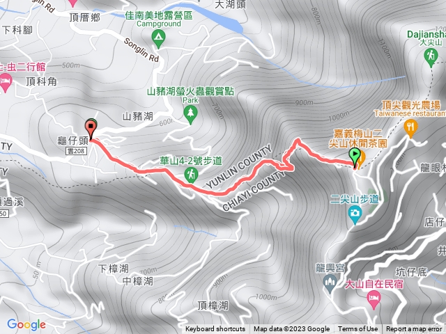 龜仔頭4-1 4-2 -＞二尖山