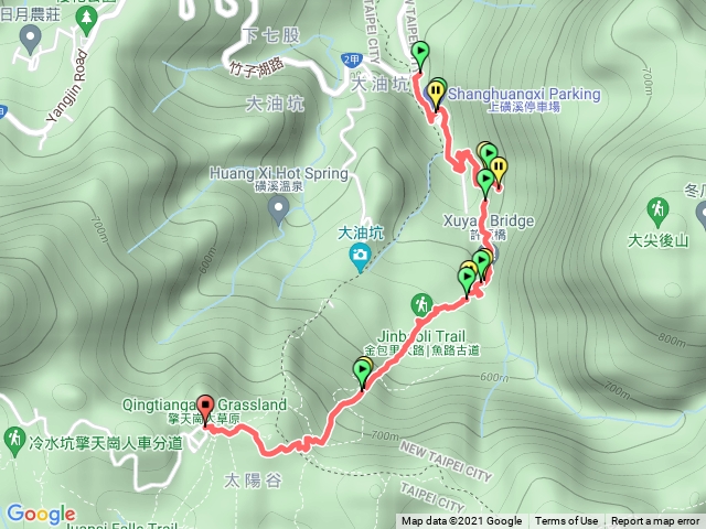 魚路古道北段，上磺溪起登
