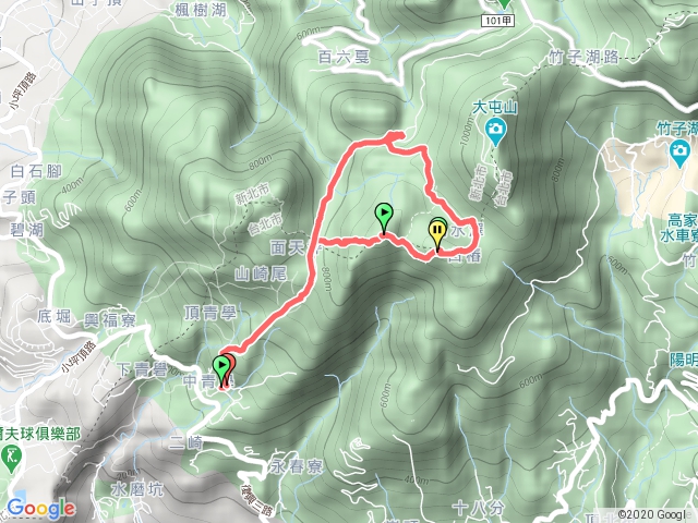 清天宮-大屯西峰-大屯南峰-二子坪 小O型