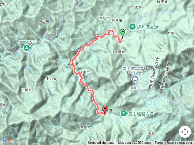 淡蘭古道之泰平（壽山宮）到灣潭（福德廟）