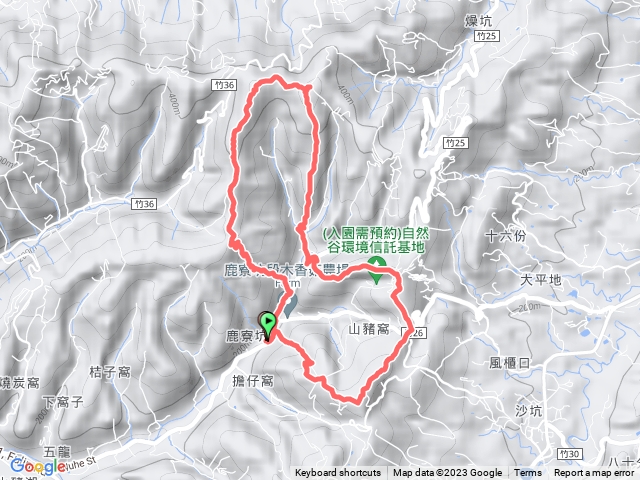 飛沙大縱走中段#3(下橫坑山~沙坑山)