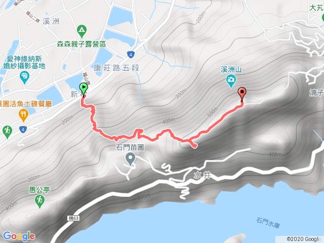 溪洲山 (福山巖登山口起登)