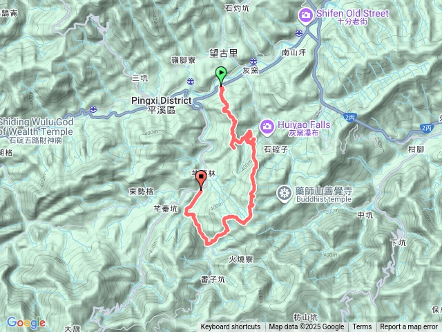 宗2025-平溪子山畝畝山北稜青林山東勢格.gpx預覽圖