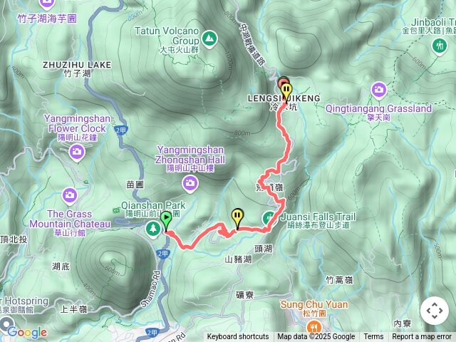 20250520 環七星山人車分道 中山樓 冷水坑段
