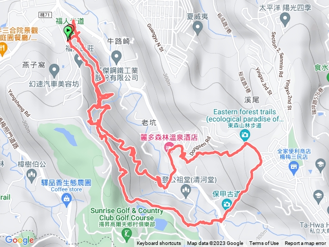 福人登山步道連走保甲古道O型