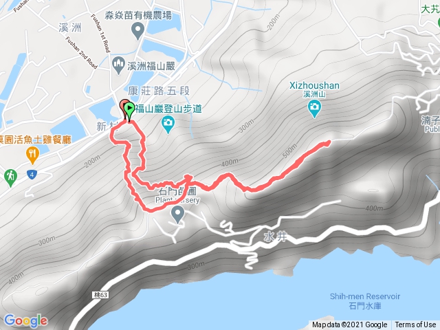 20210120 大溪溪洲山 (福山巖登山口)