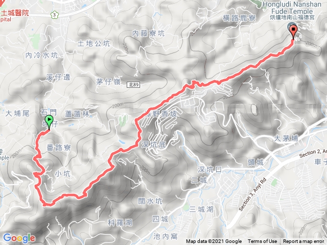 天上山縱走烘爐地