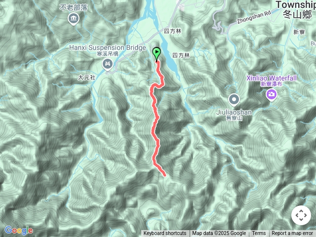 2025-02-28小南澳山北峰-小南澳山-小南澳山南峰來回走