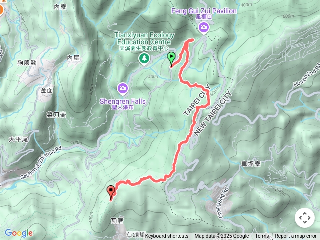 風櫃嘴公車站至大崙頭山岔路
