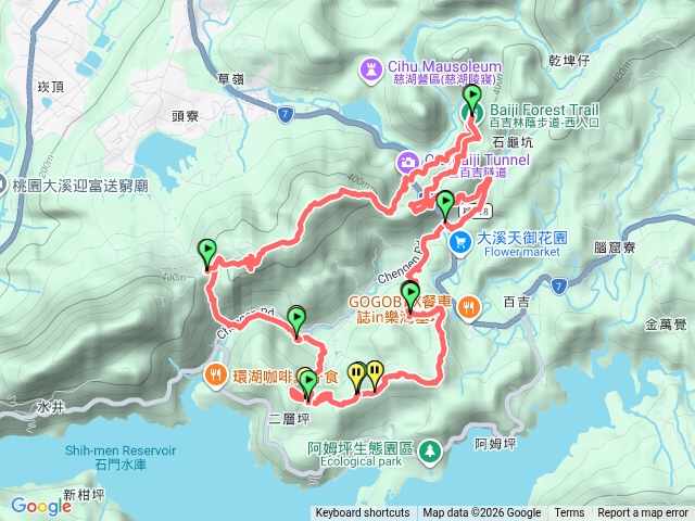 溪尾坪山溪州山步道百吉林蔭步道O型預覽圖