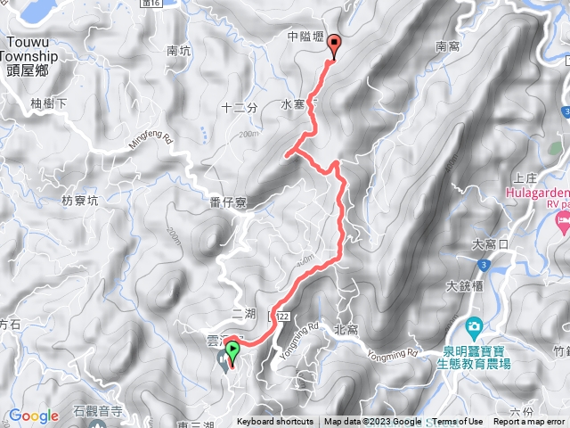 北隘勇古道@雲洞宮往普光寺順撿帽盒東山